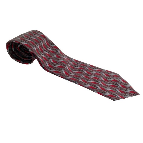 Geoffrey Beene Long Mens Silk Necktie Stain Resistant Fabric 66in - Picture 5 of 8